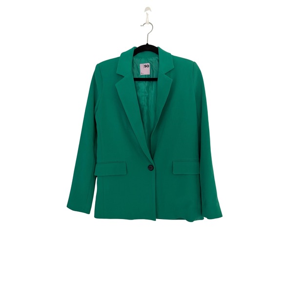 SO Goods for Life Jackets & Blazers - SO Goods for Life Emerald Green Oversized Blazer Jacket XS NWT JG25Z734RS